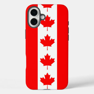 Apple iPhone 16 Plus Mate, Canadese vlag Hoesje