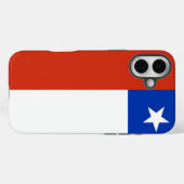 Apple iPhone 16 Plus Mate, Chileense vlag Case-Mate iPhone Case (Achterkant (horizontaal))