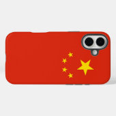 Apple iPhone 16 Plus Mate, Chinese vlag Case-Mate iPhone Case (Achterkant (horizontaal))