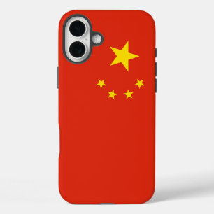 Apple iPhone 16 Plus Mate, Chinese vlag Hoesje