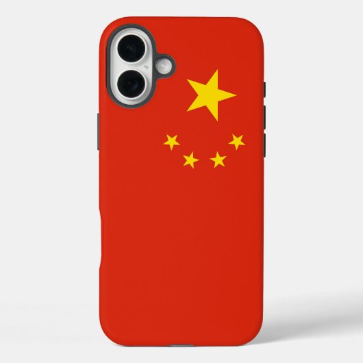 Apple iPhone 16 Plus Mate, Chinese vlag Case-Mate iPhone Case (Achterkant)