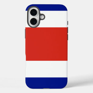 Apple iPhone 16 Plus Mate, Costa Rica vlag Hoesje