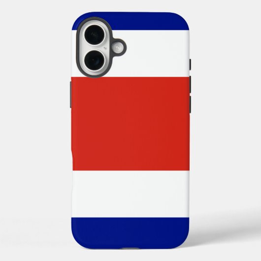 Apple iPhone 16 Plus Mate, Costa Rica vlag Case-Mate iPhone Case (Achterkant)