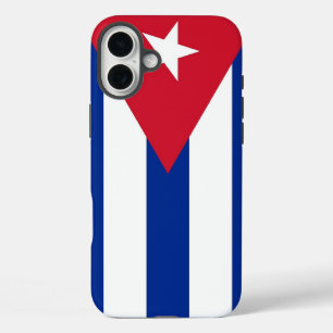 Apple iPhone 16 Plus Mate, Cubaanse vlag Hoesje