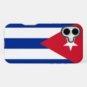 Apple iPhone 16 Plus Mate, Cubaanse vlag Hoesje (Achterkant horizontaal)