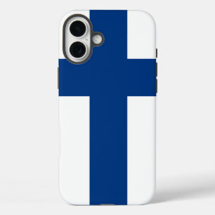 Apple iPhone 16 Plus Mate, Finland vlag Hoesje