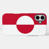 Apple iPhone 16 Plus Mate, Groenlandse vlag Case-Mate iPhone Case (Achterkant (horizontaal))