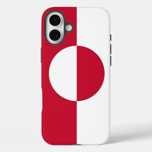 Apple iPhone 16 Plus Mate, Groenlandse vlag Case-Mate iPhone Case (Achterkant)