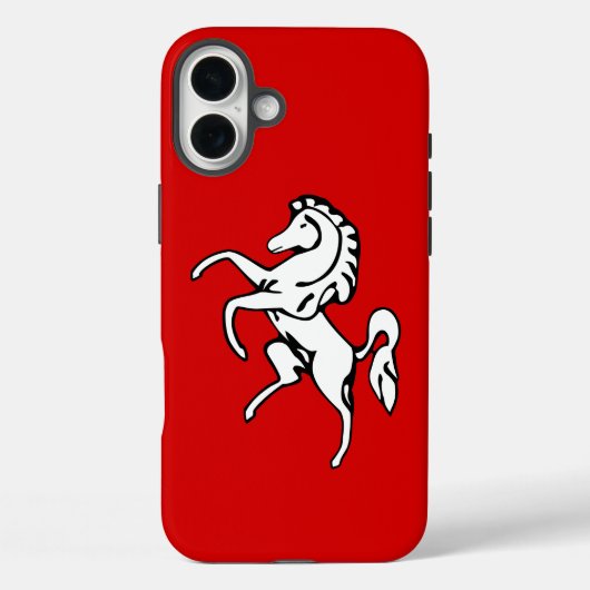 Apple iPhone 16 Plus Mate, Kent County vlag Case-Mate iPhone Case (Achterkant)
