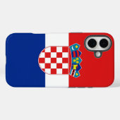 Apple iPhone 16 Plus Mate, Kroatische vlag Case-Mate iPhone Case (Achterkant (horizontaal))