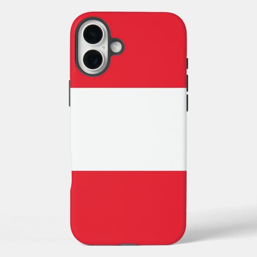 Apple iPhone 16 Plus Mate, Oostenrijkse vlag Case-Mate iPhone Case (Achterkant)