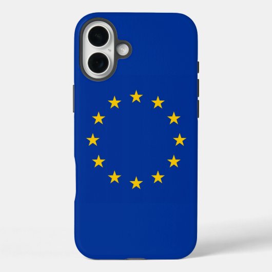 Apple iPhone 16 Plus Mate, vlag van de Europese Un Case-Mate iPhone Case (Achterkant)