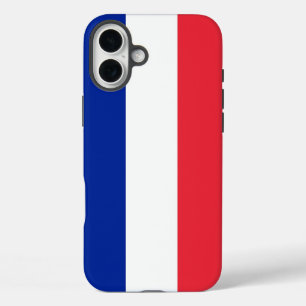 Apple iPhone 16 Plus Mate, vlag van Frankrijk Hoesje
