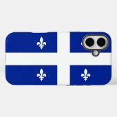 Apple iPhone 16 Plus Mate, vlag van Quebec Case-Mate iPhone Case (Achterkant (horizontaal))