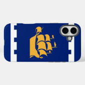 Apple iPhone 16 Plus Mate, vlag van Quebec City Case-Mate iPhone Case (Achterkant (horizontaal))