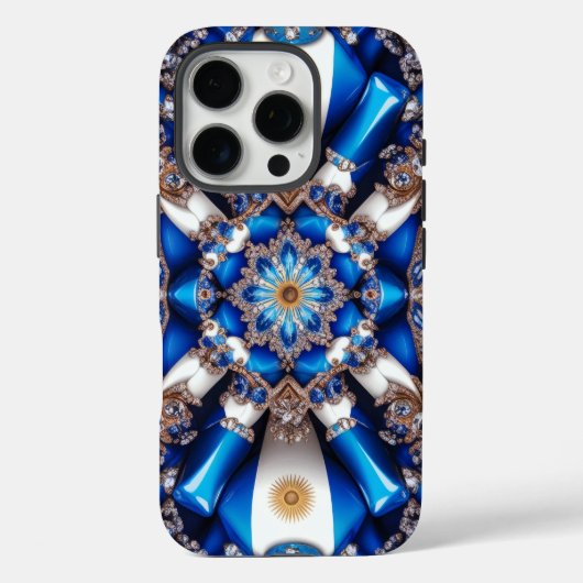 Apple iPhone 16 Pro Case-Mate, Argentinië Kleuren Case-Mate iPhone Case (Achterkant)