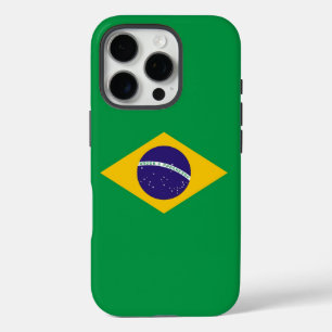 Apple iPhone 16 Pro Case-Mate, Braziliaanse vlag Hoesje