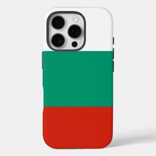 Apple iPhone 16 Pro Case-Mate, Bulgaarse vlag Case-Mate iPhone Case (Achterkant)