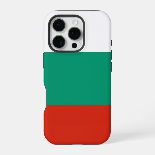 Apple iPhone 16 Pro Case-Mate, Bulgaarse vlag Hoesje (Achterkant)