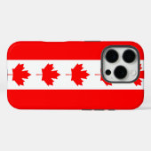 Apple iPhone 16 Pro Case-Mate, Canadese vlag Case-Mate iPhone Case (Achterkant (horizontaal))