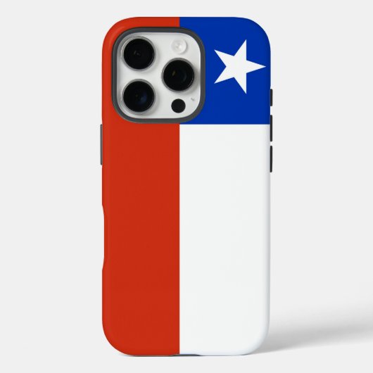 Apple iPhone 16 Pro Case-Mate, Chileense vlag Case-Mate iPhone Case (Achterkant)