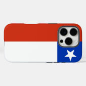 Apple iPhone 16 Pro Case-Mate, Chileense vlag Case-Mate iPhone Case (Achterkant (horizontaal))