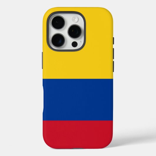 Apple iPhone 16 Pro Case-Mate, Colombia vlag Case-Mate iPhone Case (Achterkant)