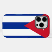 Apple iPhone 16 Pro Case-Mate, Cubaanse vlag Case-Mate iPhone Case (Achterkant (horizontaal))