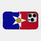 Apple iPhone 16 Pro Case-Mate, Dallas-vlag Hoesje (Achterkant horizontaal)