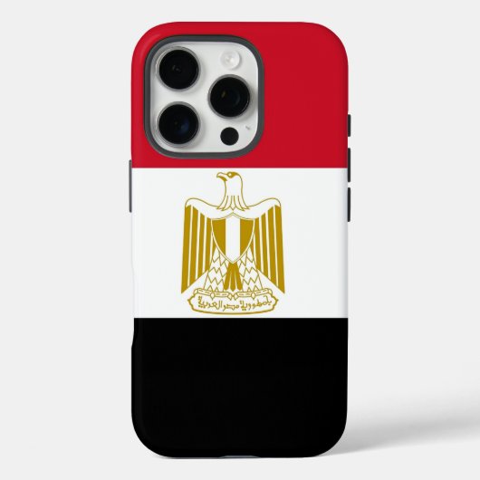 Apple iPhone 16 Pro Case-Mate, Egyptische vlag Case-Mate iPhone Case (Achterkant)