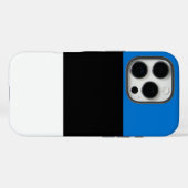 Apple iPhone 16 Pro Case-Mate, Estlandse vlag Case-Mate iPhone Case (Achterkant (horizontaal))