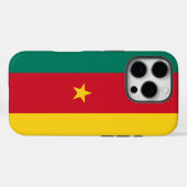 Apple iPhone 16 Pro Case-Mate, Kameroen vlag Case-Mate iPhone Case (Achterkant (horizontaal))