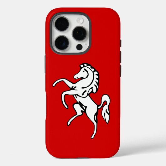 Apple iPhone 16 Pro Case-Mate, Kent County flag Case-Mate iPhone Case (Achterkant)