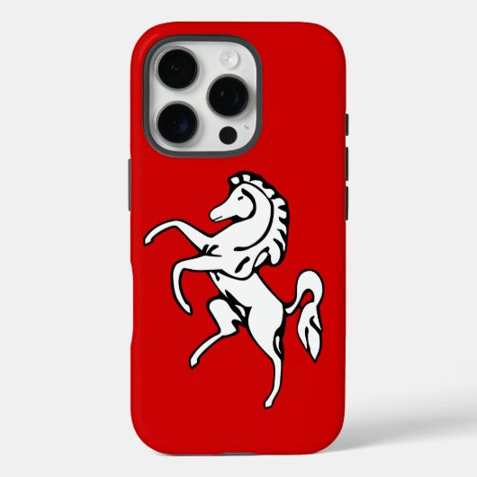 Apple iPhone 16 Pro Case-Mate, Kent County flag Case-Mate iPhone Case (Achterkant)