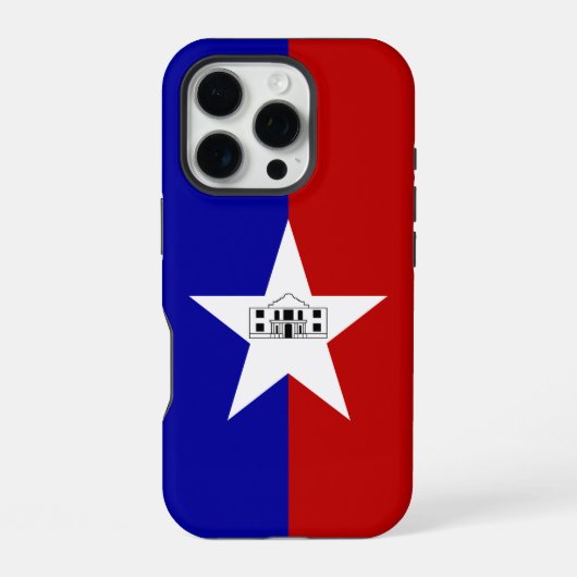 Apple iPhone 16 Pro Case-Mate, San Antonio-vlag Hoesje (Achterkant)