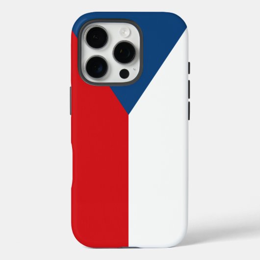 Apple iPhone 16 Pro Case-Mate, Tsjechië vlag Case-Mate iPhone Case (Achterkant)