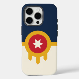 Apple iPhone 16 Pro Case-Mate, Tulsa City vlag Hoesje