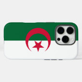 Apple iPhone 16 Pro Case-Mate, vlag van Algerije Case-Mate iPhone Case (Achterkant (horizontaal))