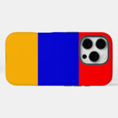 Apple iPhone 16 Pro Case-Mate, vlag van Armenië Case-Mate iPhone Case (Achterkant (horizontaal))
