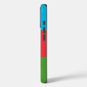 Apple iPhone 16 Pro Case-Mate, vlag van Azerbeidzj Case-Mate iPhone Case (Achterkant / Links)
