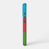 Apple iPhone 16 Pro Case-Mate, vlag van Azerbeidzj Hoesje (Linkerkant)