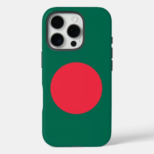 Apple iPhone 16 Pro Case-Mate, Vlag van Bangladesh Case-Mate iPhone Case (Achterkant)