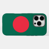 Apple iPhone 16 Pro Case-Mate, Vlag van Bangladesh Case-Mate iPhone Case (Achterkant (horizontaal))