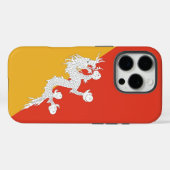 Apple iPhone 16 Pro Case-Mate, vlag van Bhutan Case-Mate iPhone Case (Achterkant (horizontaal))