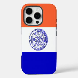 Apple iPhone 16 Pro Case-Mate, vlag van New York C Hoesje