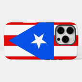 Apple iPhone 16 Pro Case-Mate, vlag van Puerto Ric Case-Mate iPhone Case (Achterkant (horizontaal))