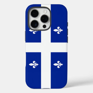 Apple iPhone 16 Pro Case-Mate, vlag van Quebec Hoesje
