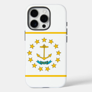 Apple iPhone 16 Pro Case-Mate, vlag van Rhode Isla Hoesje