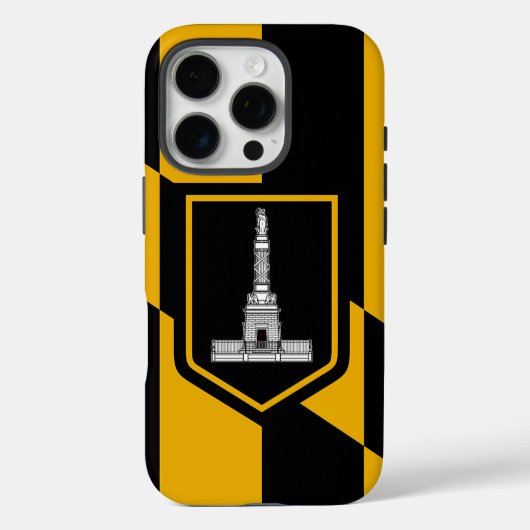Apple iPhone 16 Pro Hoesje-Mate, Baltimore Case-Mate iPhone Case (Achterkant)
