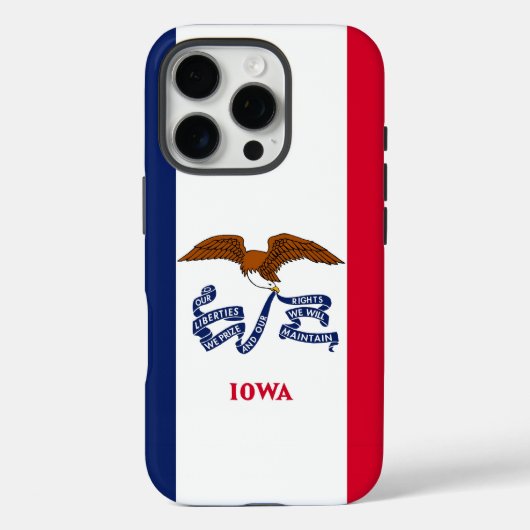 Apple iPhone 16 Pro Hoesje-Mate, Iowa Case-Mate iPhone Case (Achterkant)